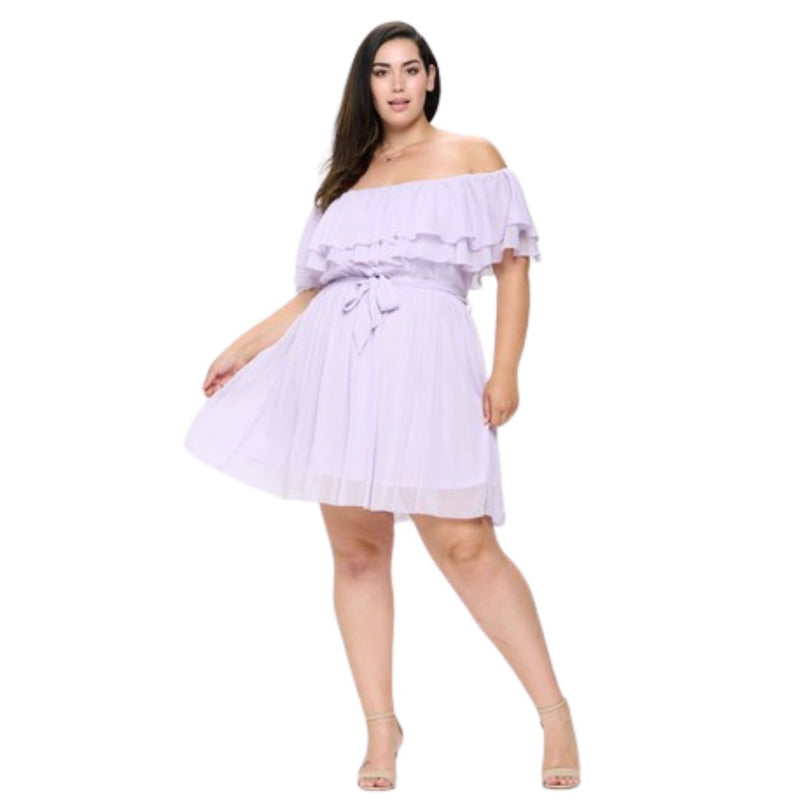 Purple Dress - Plus Size